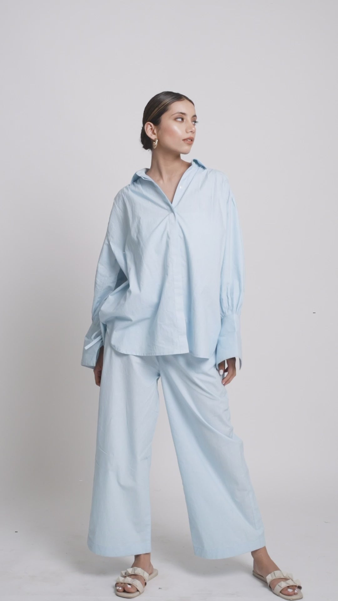 City Sky Blue Dina Co-ord