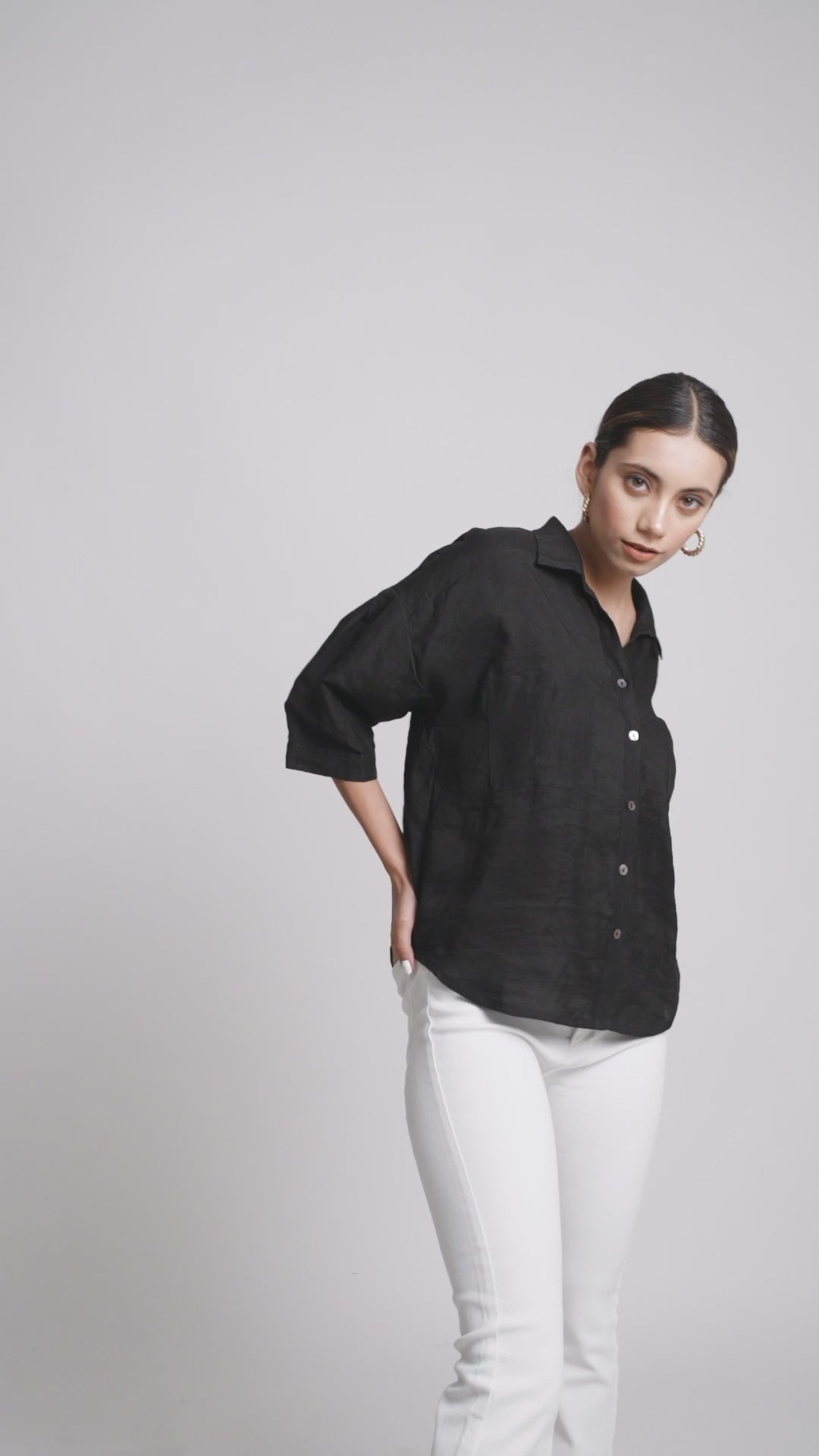 Warm Black Dina Shirt