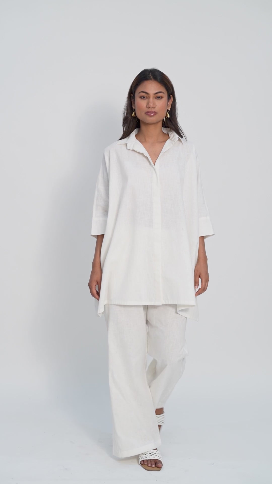 Blushing Pearl White Kai Co-ord