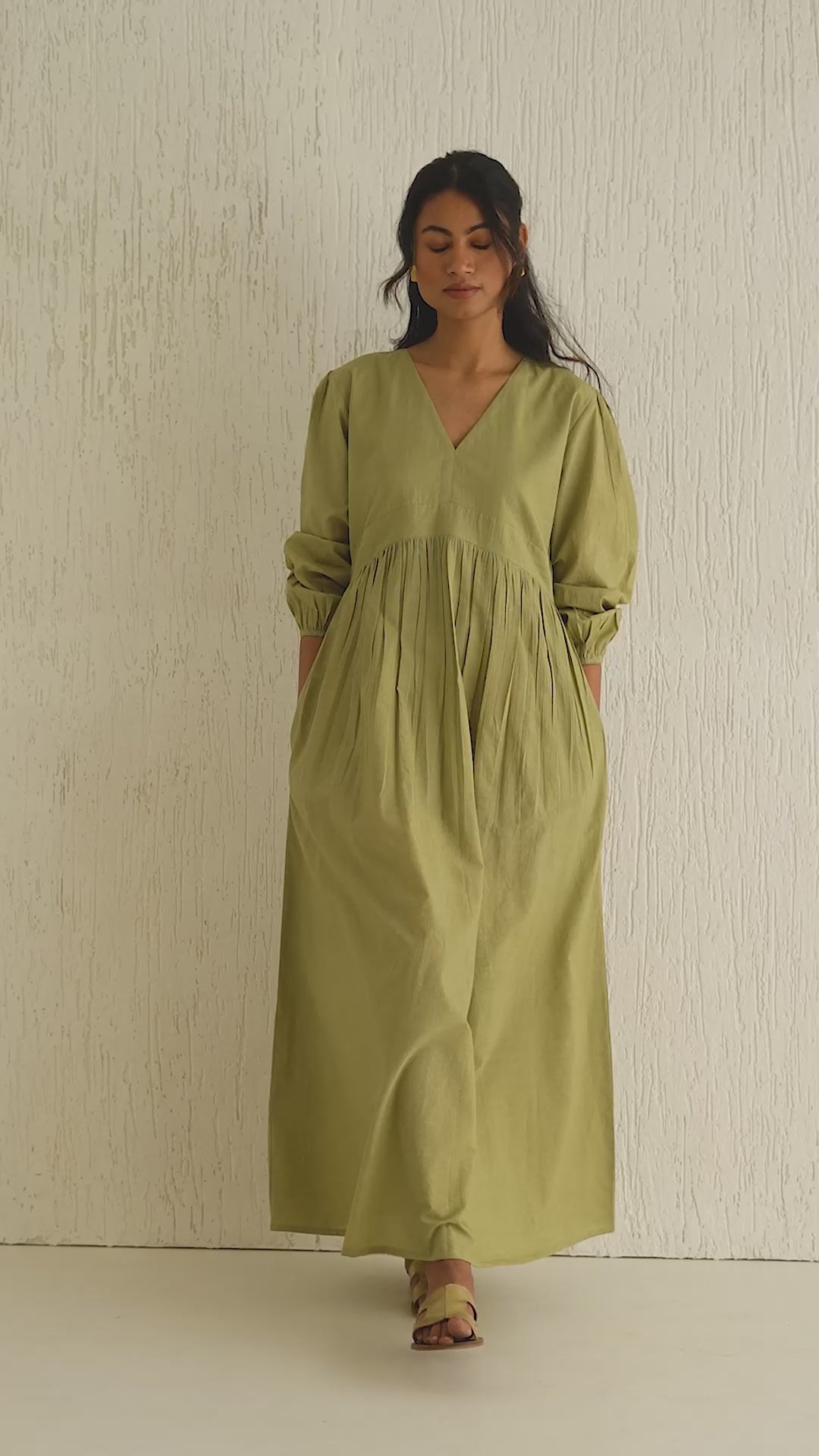 Sage Green Elegante Dress