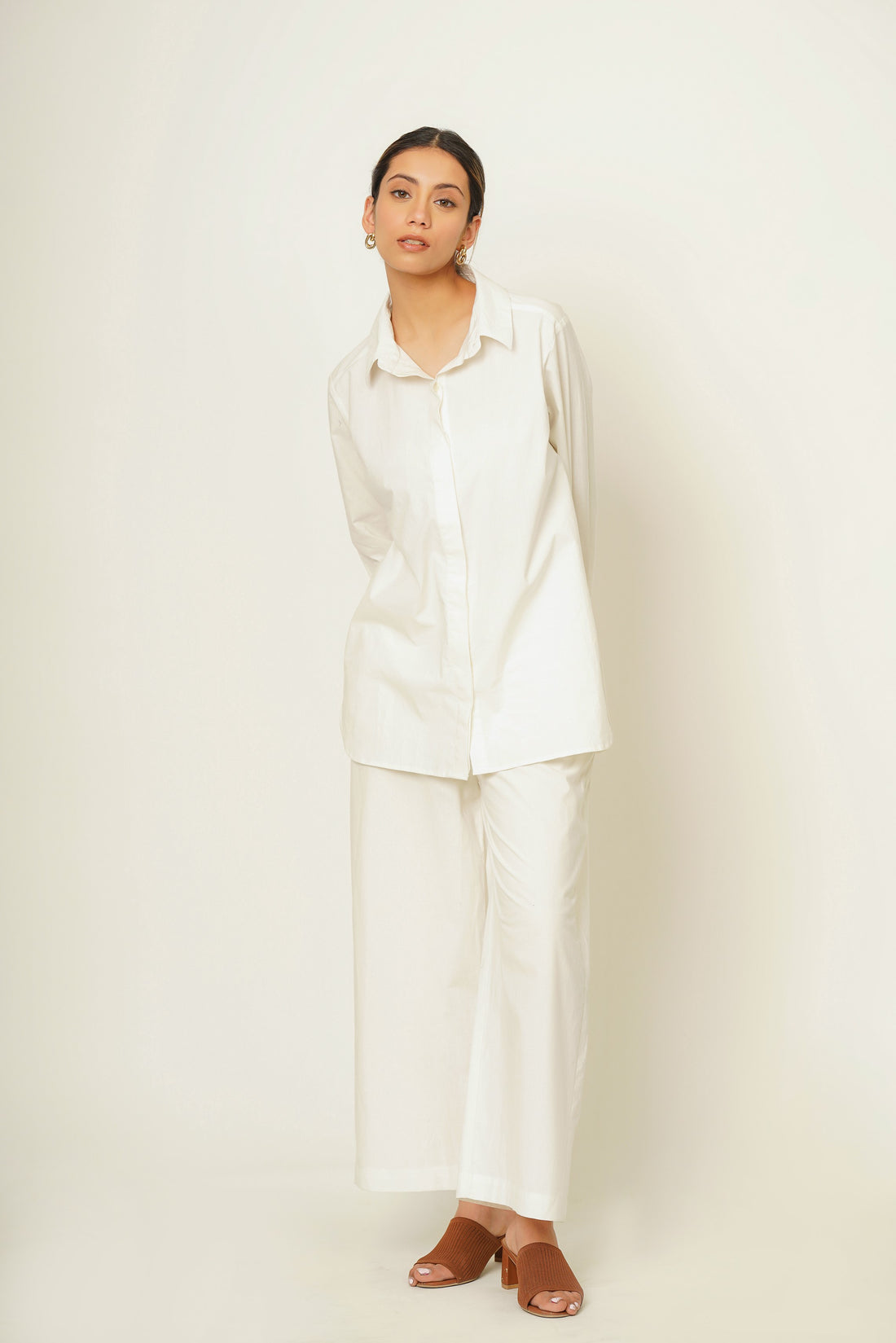 Blushing Pearl White Nina Co-ord