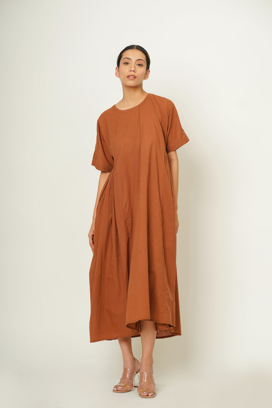 Mud Brown Geb Dress