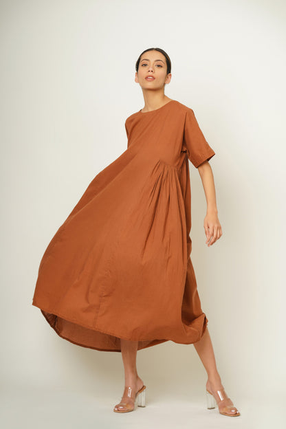 Mud Brown Geb Dress