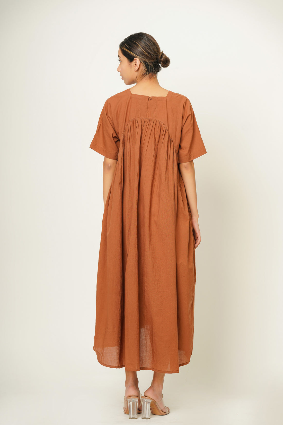 Mud Brown Geb Dress