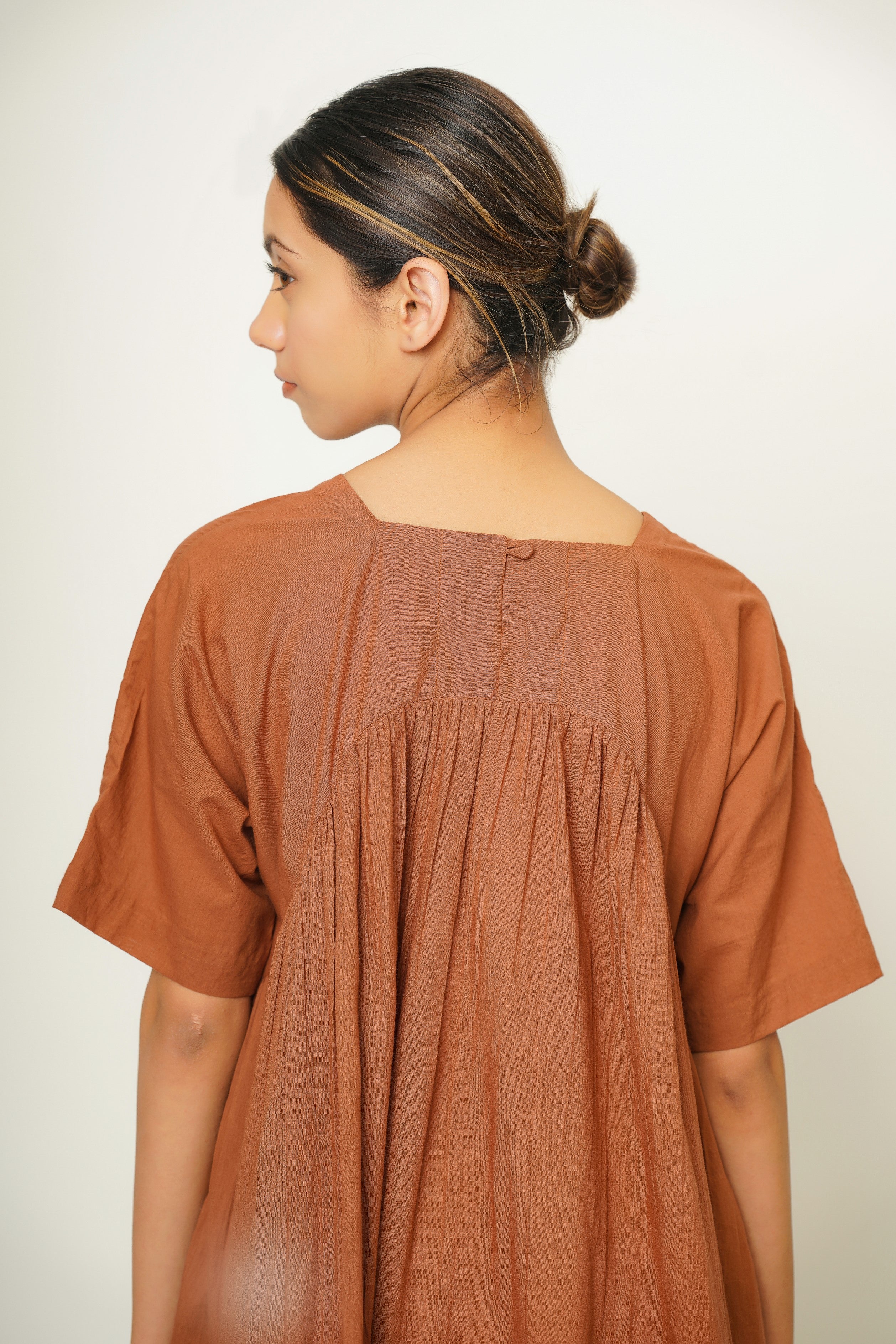 Mud Brown Geb Dress