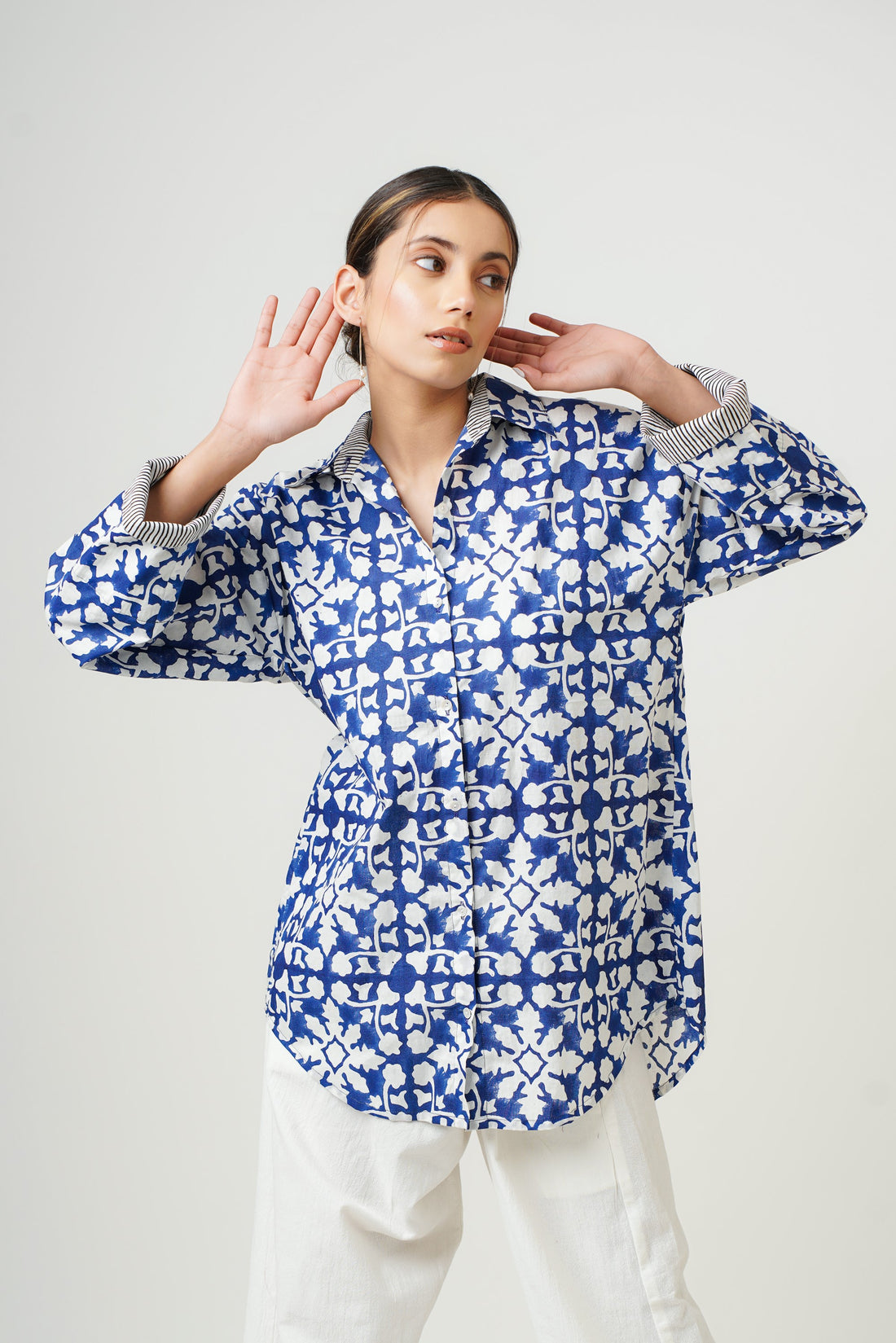 Nightfall Blue Patch Shirt