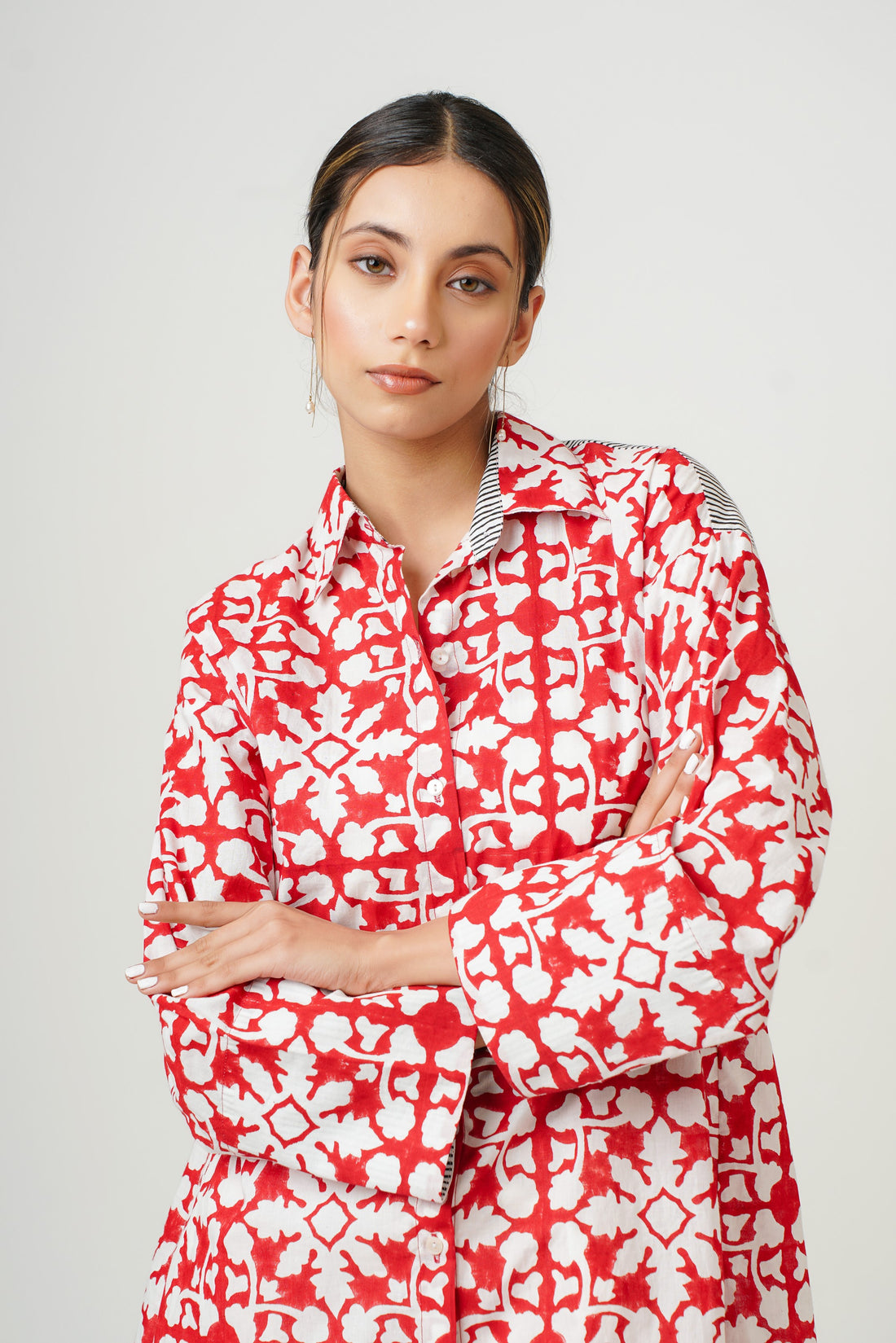 Scarlet Red Patch Shirt