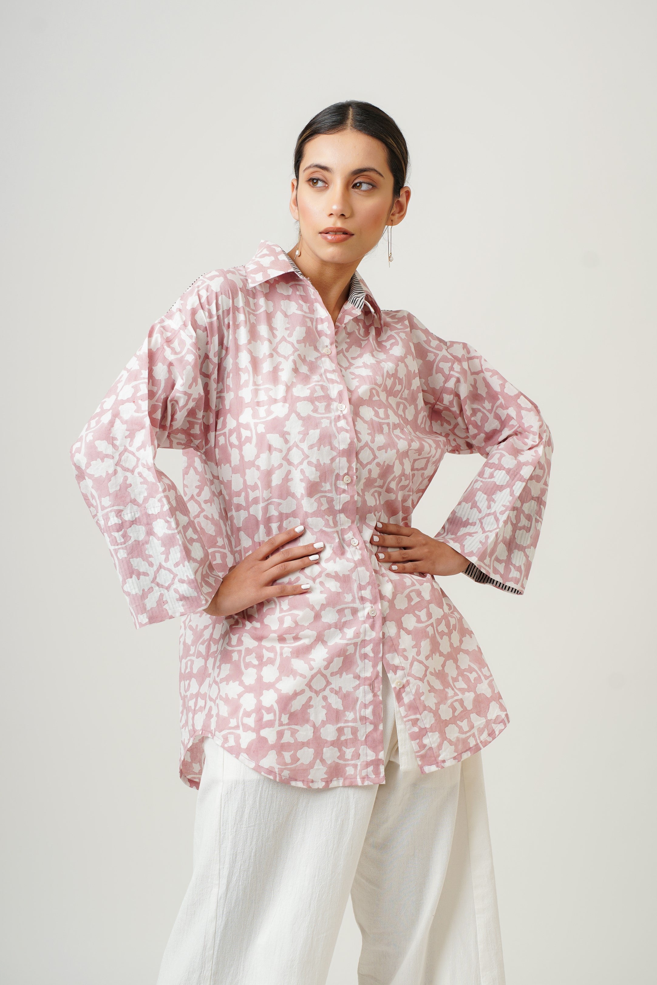 Merrie Pink Patch Shirt