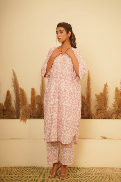 Merrie Pink Iris Co-ord