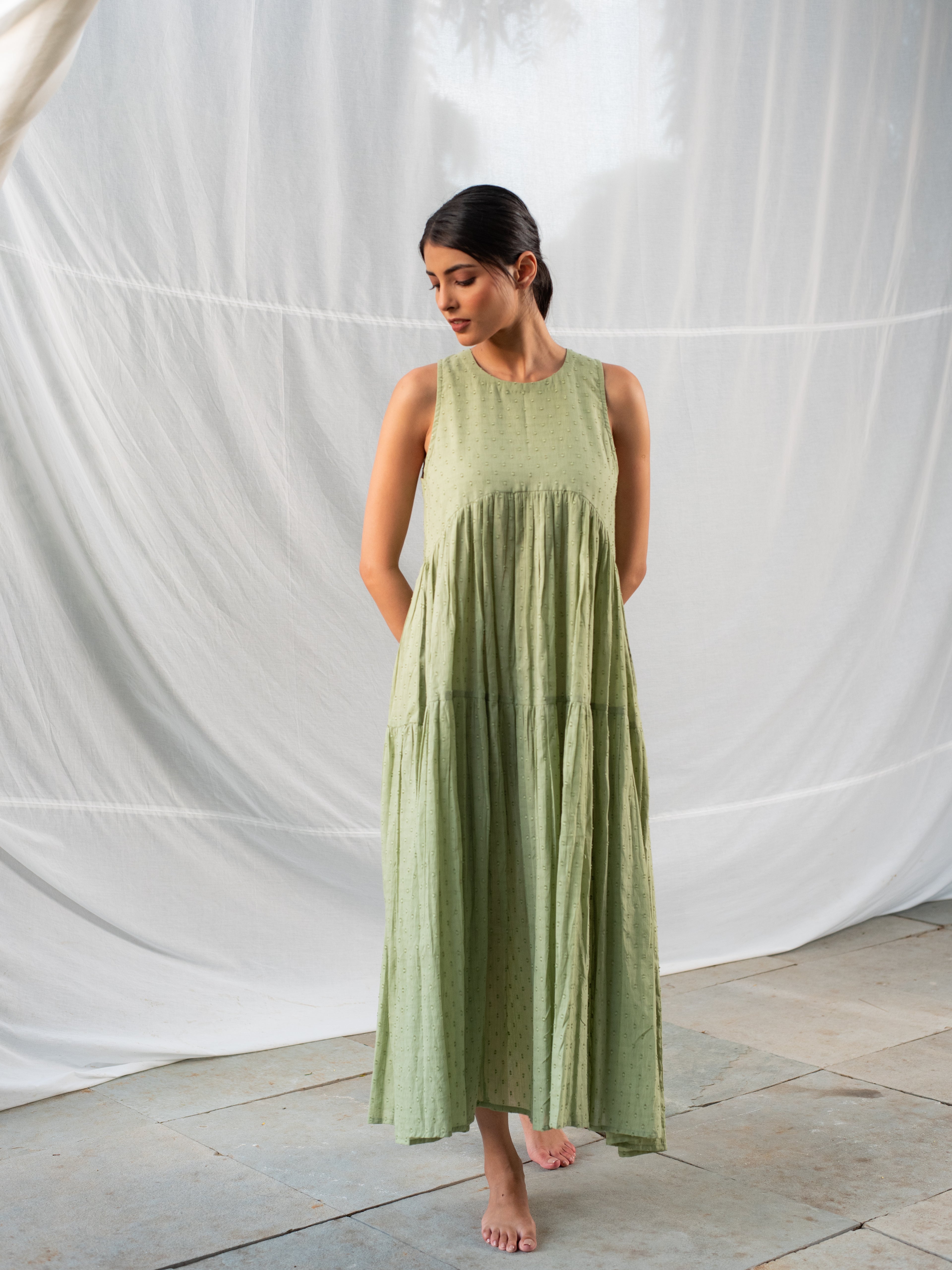 Sage Green Zoey Dress