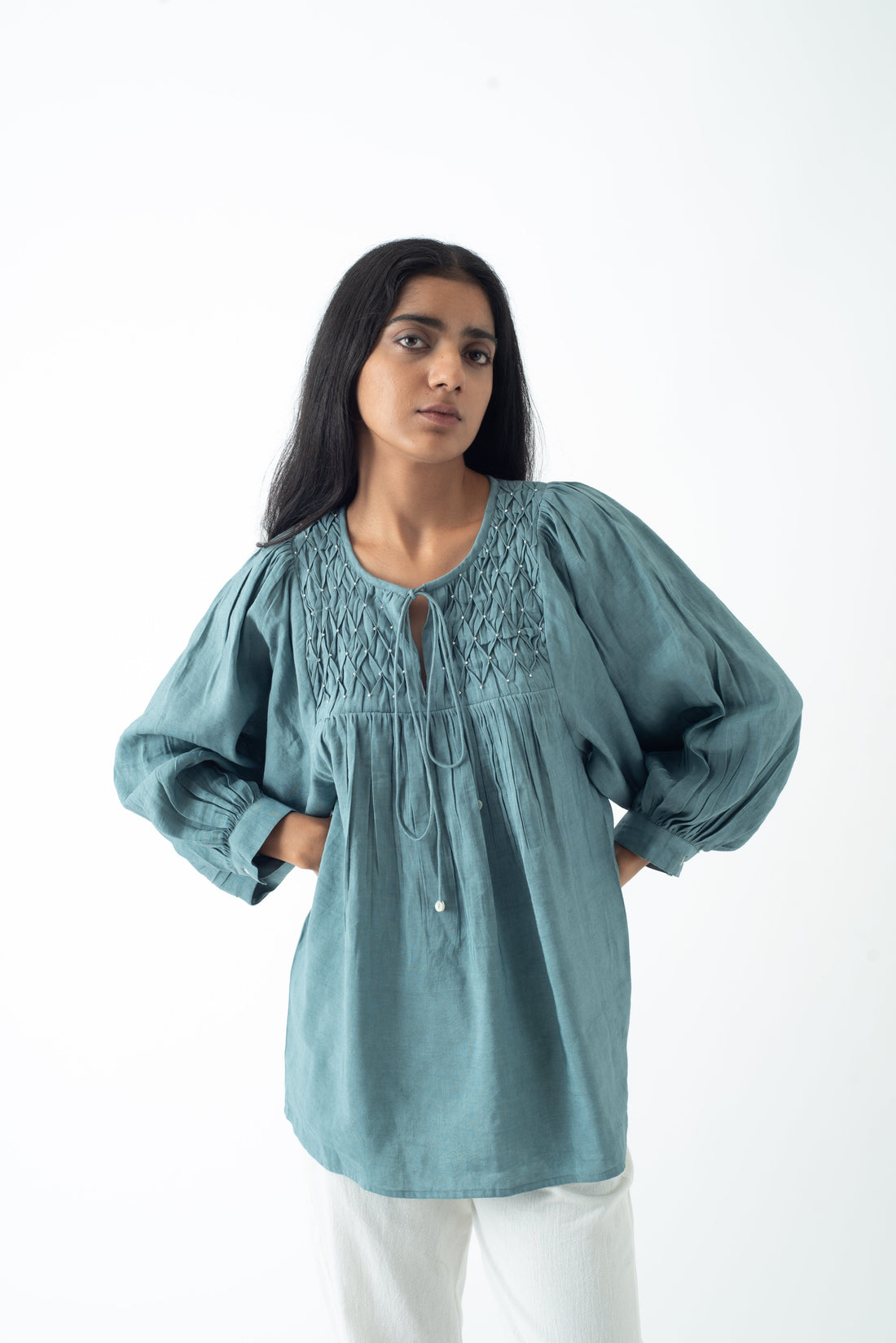Terra Luna Blue Lana Top