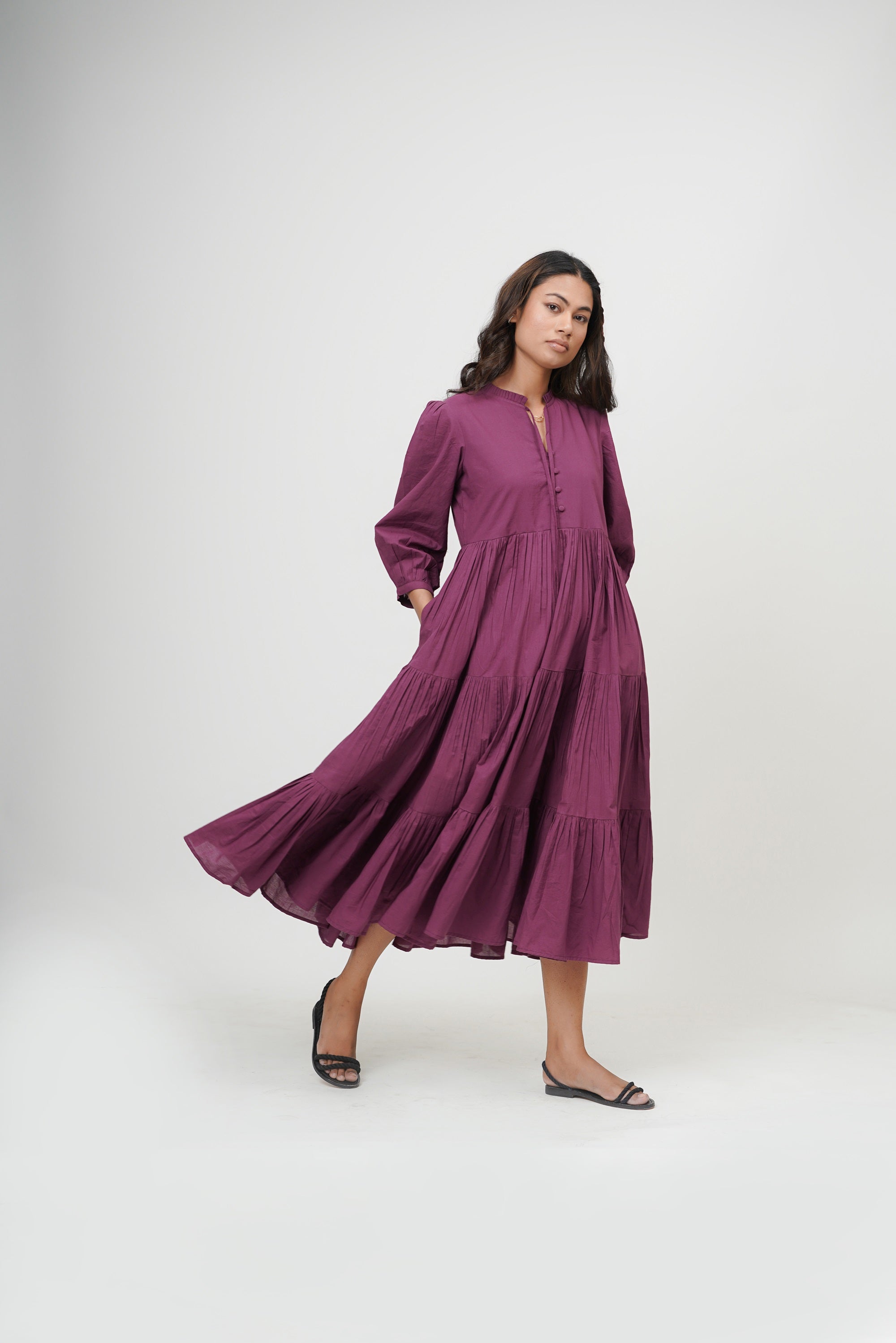 Purple Verve Cye Dress