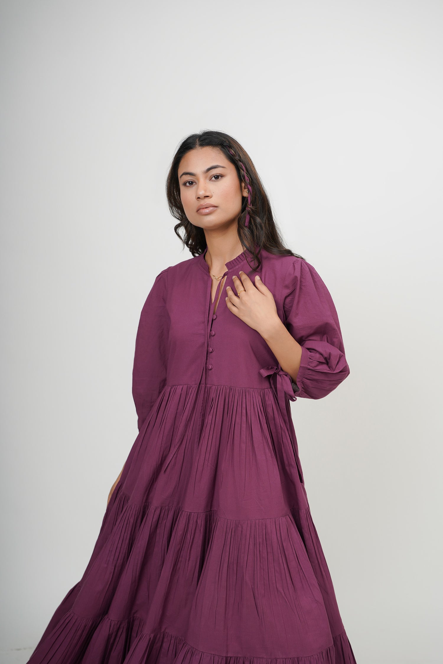 Purple Verve Cye Dress