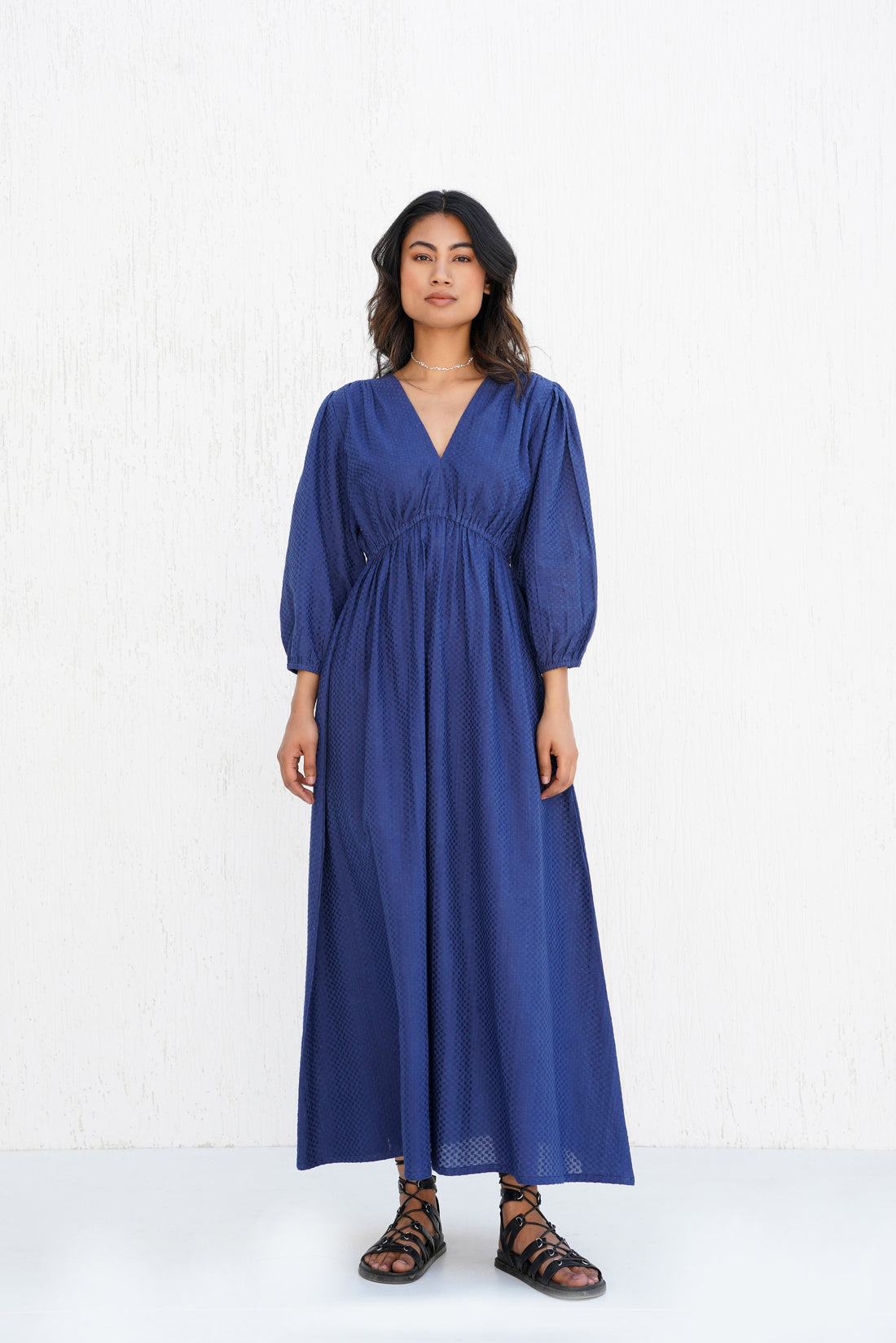 Lagoon Blue Floe Dress