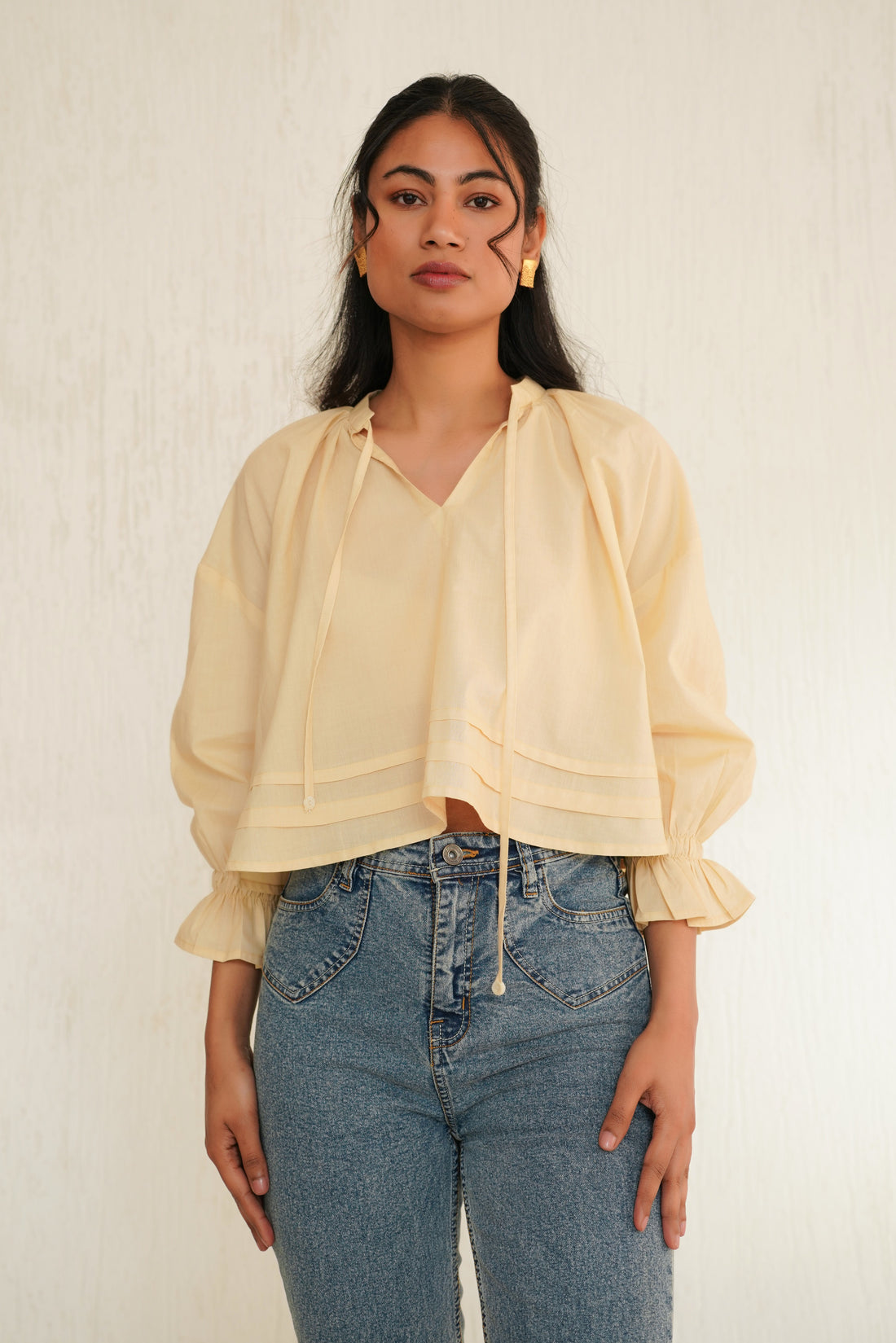 Sand Bed Beige Suki Top