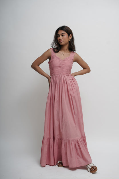 Rose Plume Dew Dress