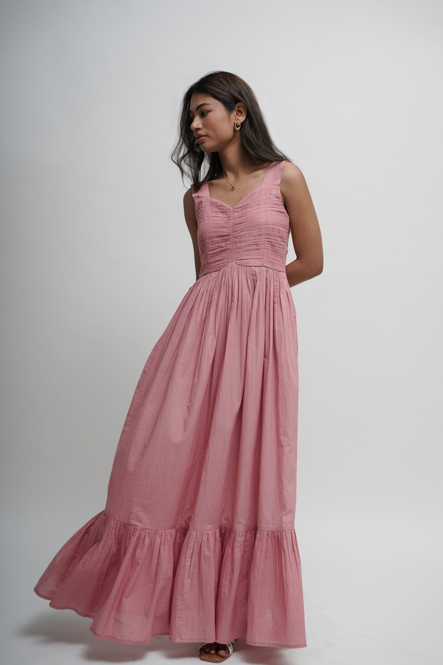 Rose Plume Dew Dress