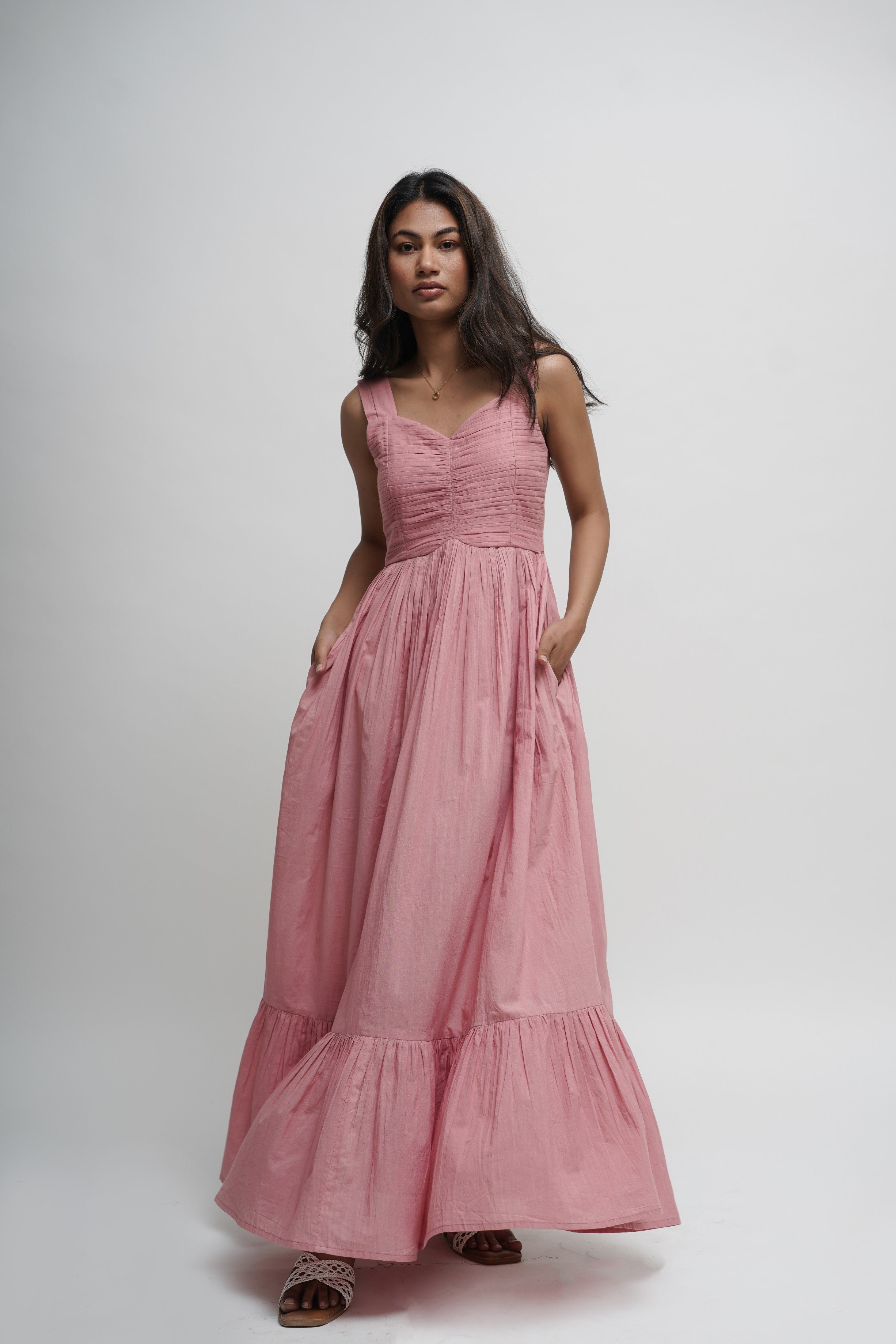 Rose Plume Dew Dress