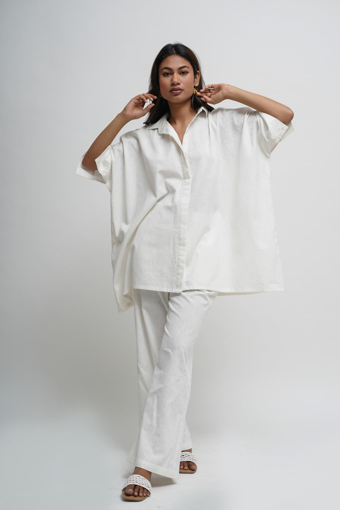 Blushing Pearl White Kai Co-ord