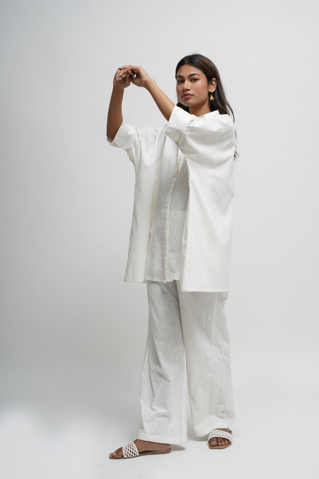 Blushing Pearl White Kai Co-ord