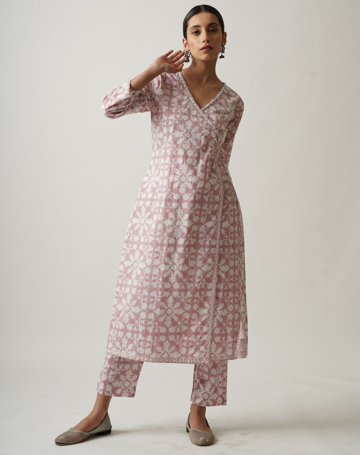 Merrie Pink Layla Kurta