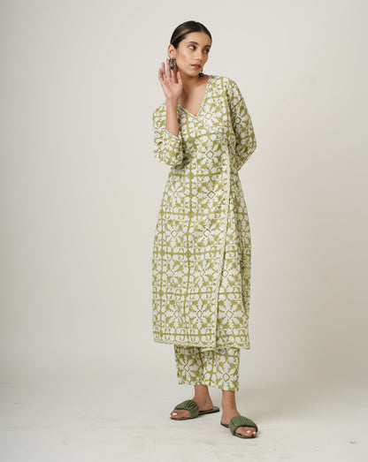 Spring Grass Layla Set with Dupatta