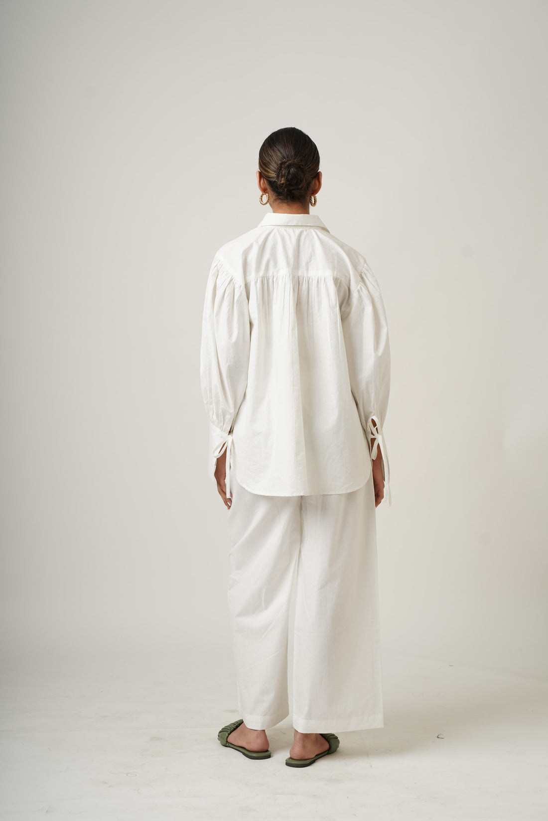 Blushing Pearl White Dina Co-ord