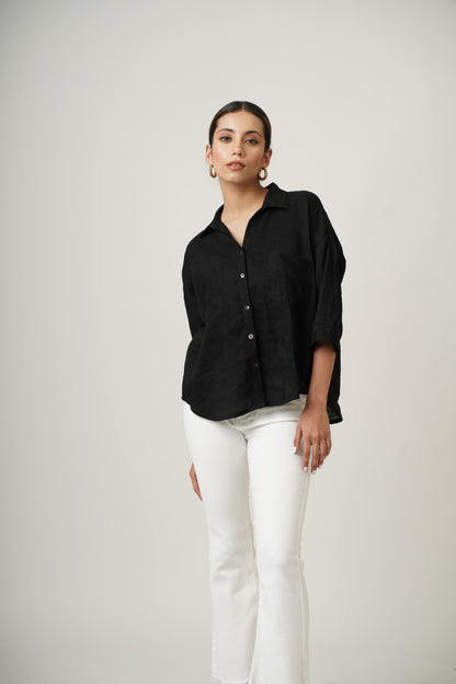 Warm Black Dina Shirt