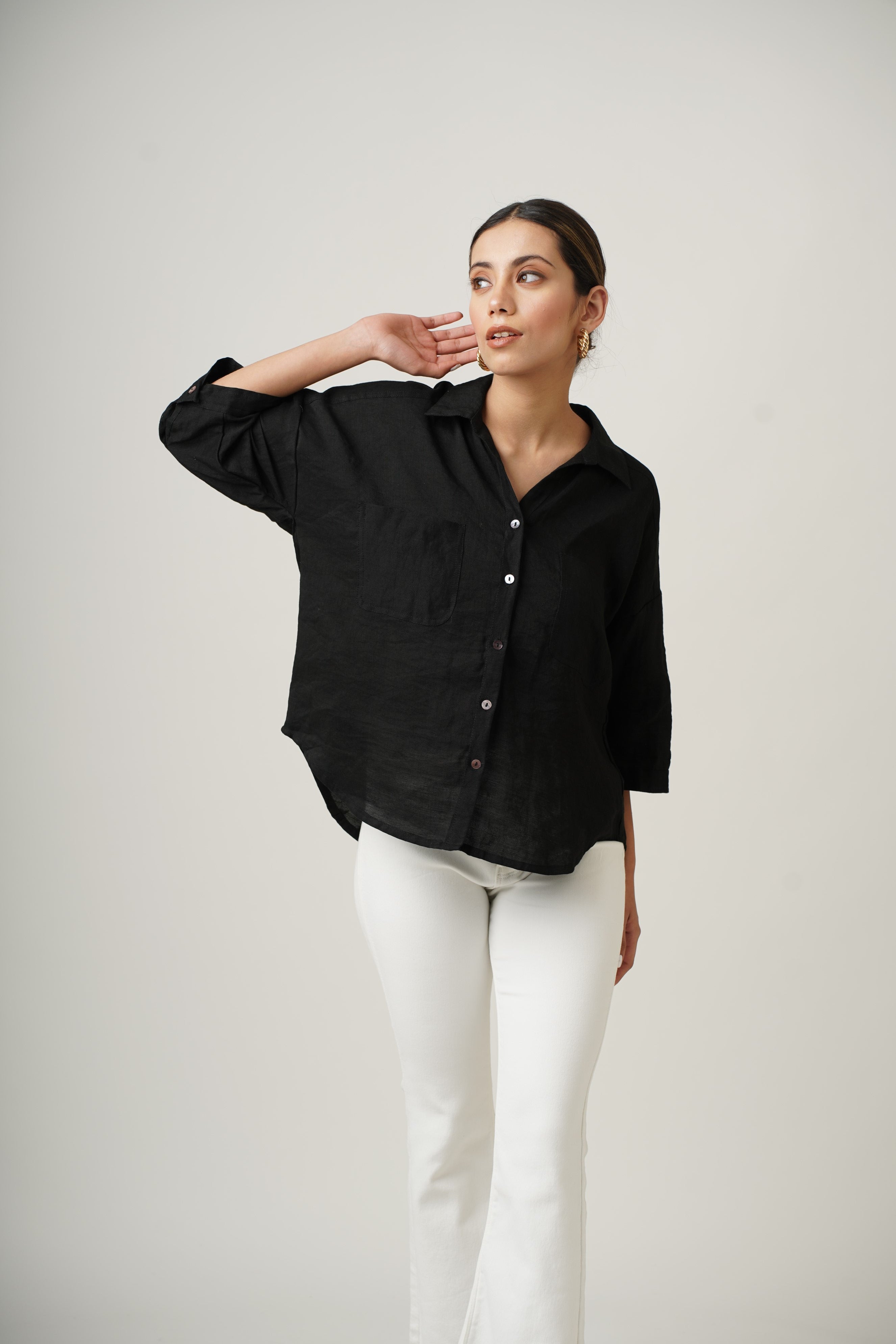 Warm Black Dina Shirt