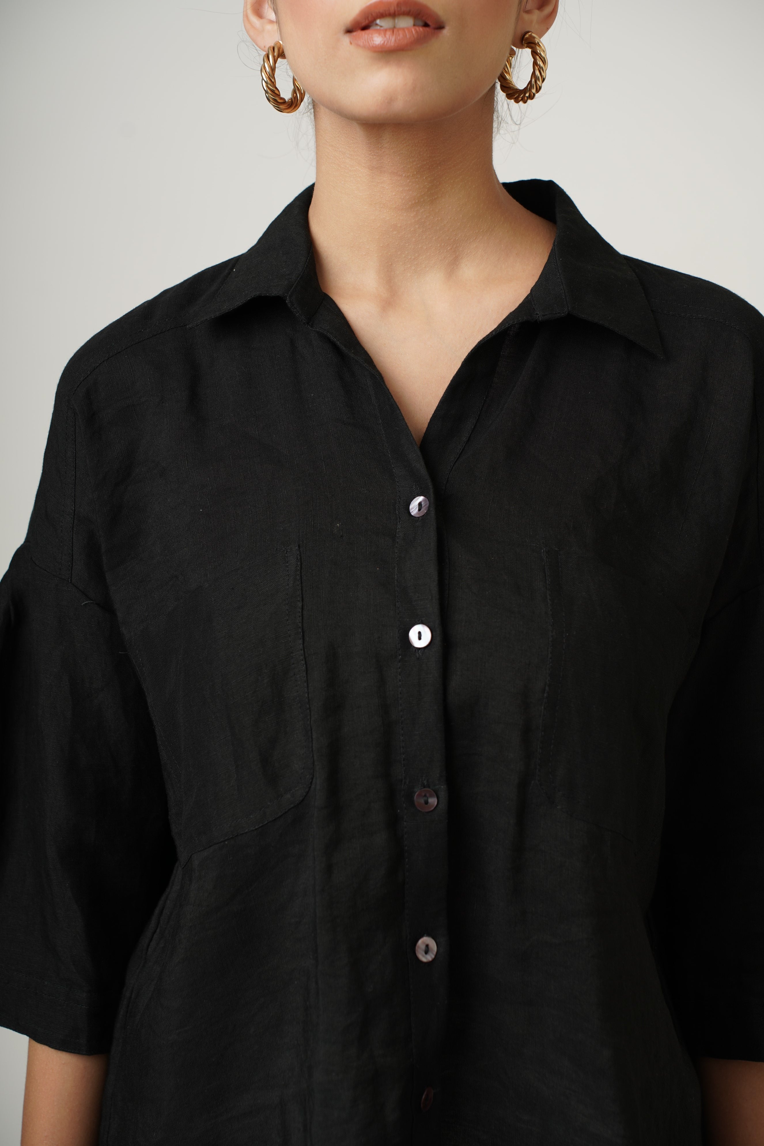 Warm Black Dina Shirt