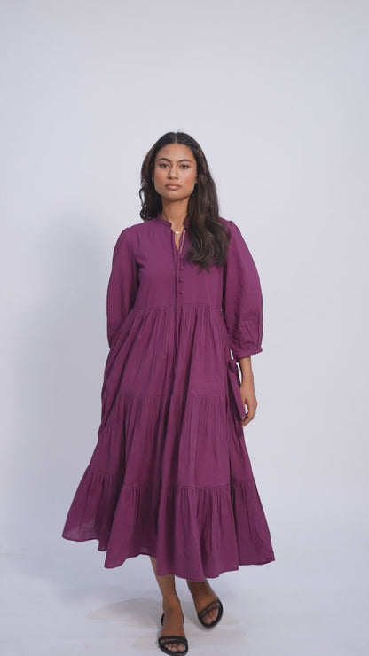 Purple Verve Cye Dress