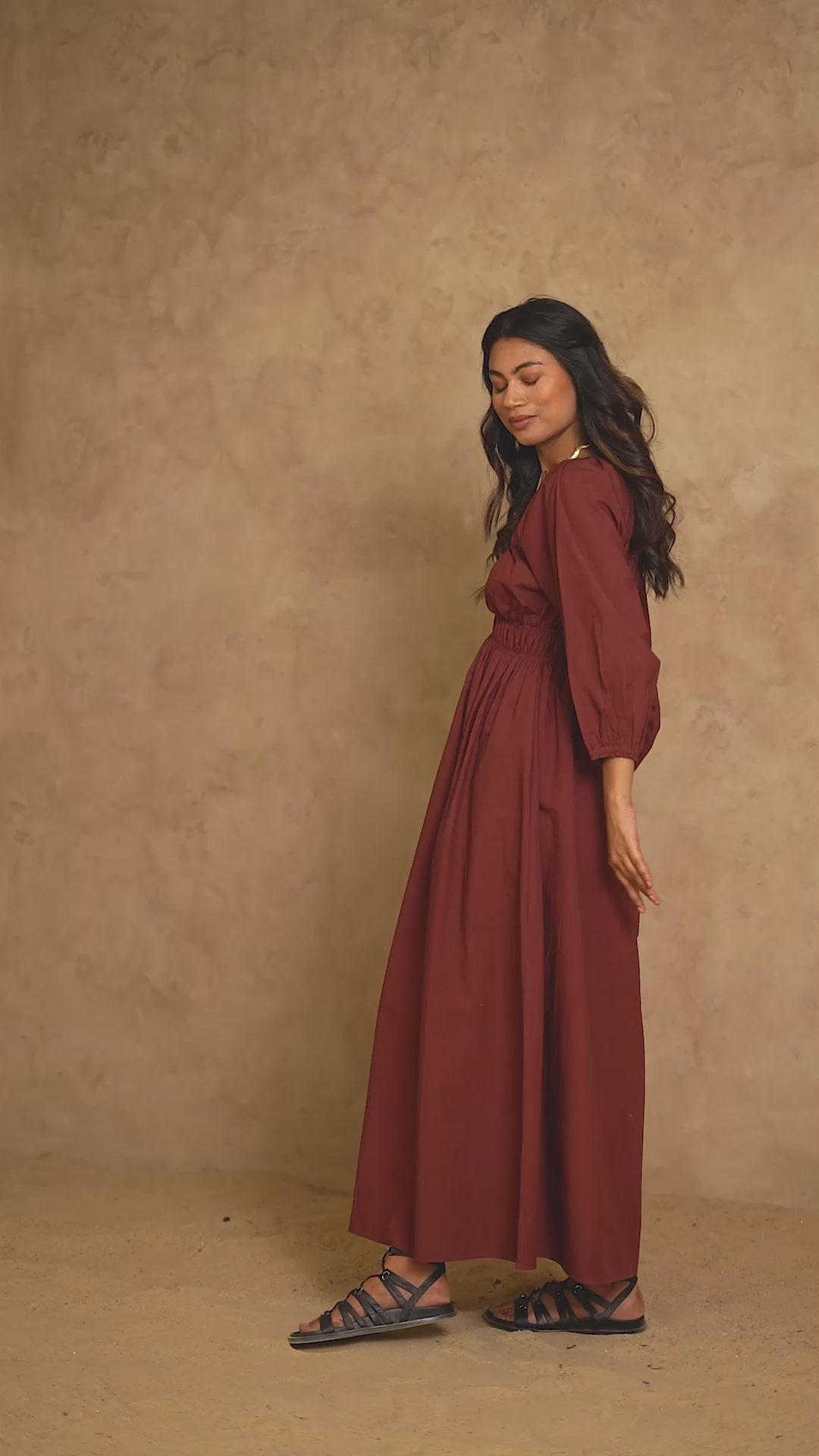 Mahogany Ecru Dress