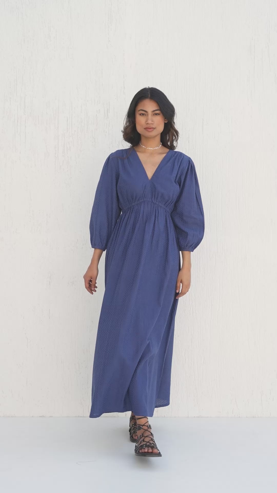 Lagoon Blue Floe Dress